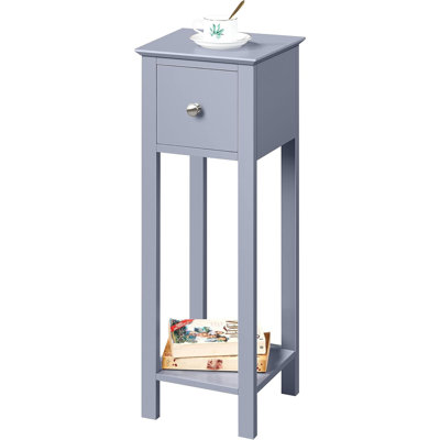 Aneesia 25cm W Manufactured Wood Bedside Table