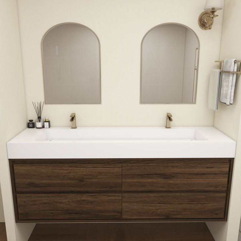 Base de meuble-lavabo Victoria seulement, Palissandre