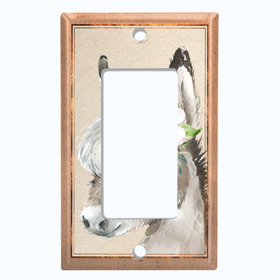 Plaque murale berçante mignonne avec lama