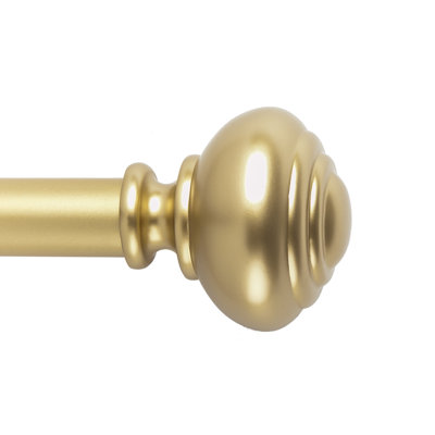 Taylor Steel Adjustable Single Curtain Rod