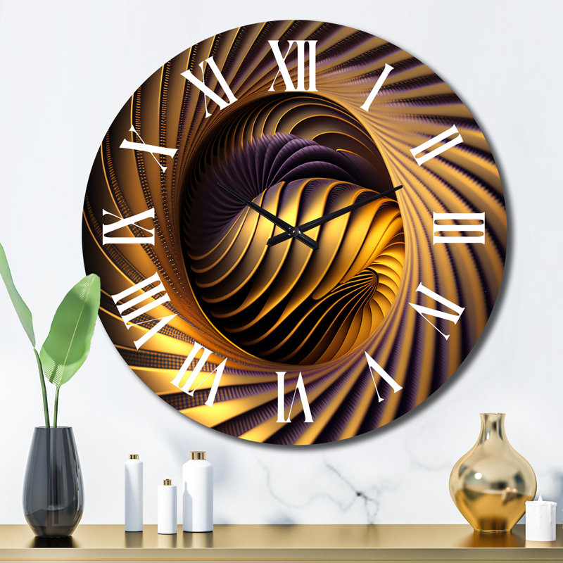 Horloge murale Op-Art Retro, Grand