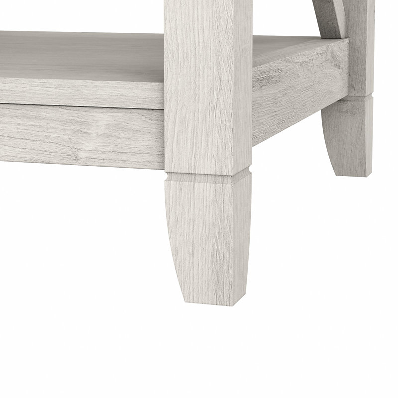 Ensemble de tables basses 3 pièces Huckins, Lin chêne blanc