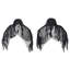 Halloween Haunted House Secret Room Horror Black Floor-Standing Blinking Light Skull