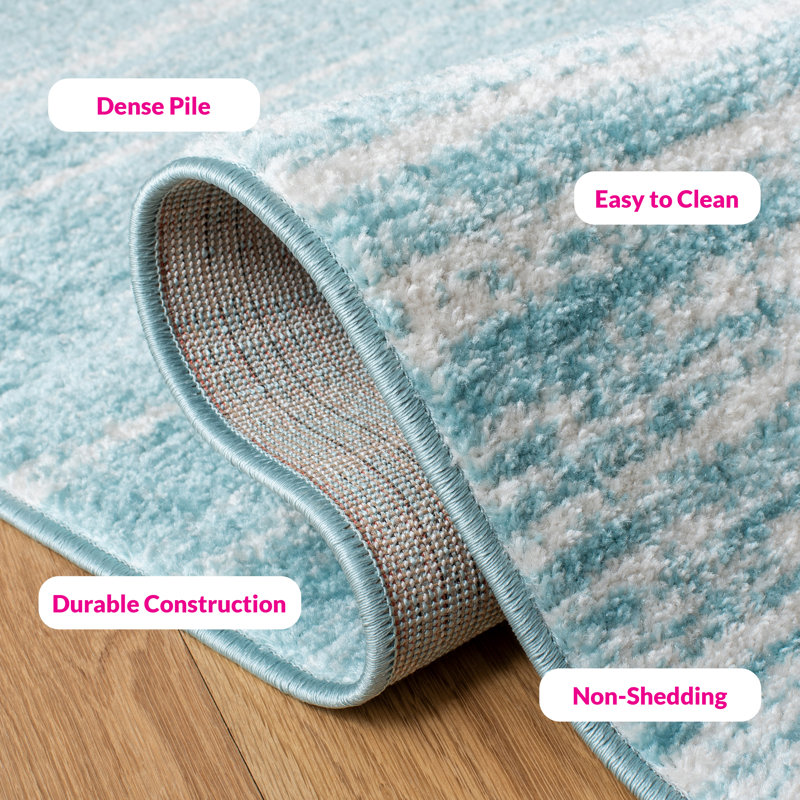 Fairlaine Ombre Area Rug, Rectangle 91 x 152 cm