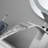 Waterfall Spout Bathroom Faucet,Single Handle Bathroom Vanity Sink Faucet-117992752