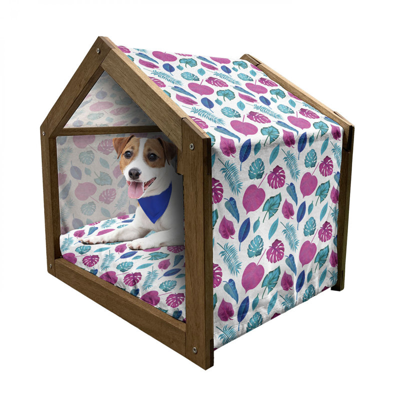 Niche pour chien en bois, H 25,59 po x l 29,53 po x P 21,65 po