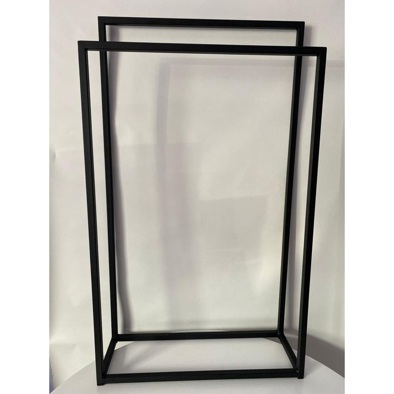 Hoopes 2 Freestanding Towel Stand, Black