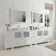 Karson 108'' Double Bathroom Vanity with Engineered Marble Top with Mirror
