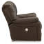 Fauteuil inclinable standard berçant en cuir Olara