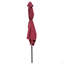 Parasol imperméable d'extérieur 6 x 9 pi avec manivelle et bouton poussoir inclinable sans rabat pour le jardin-860391972
