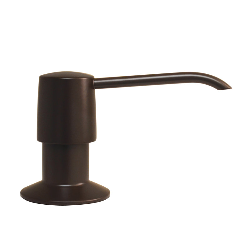 Whitehaus Solid Brass Soap & Lotion Dispenser, Oil Rubbed Bronze