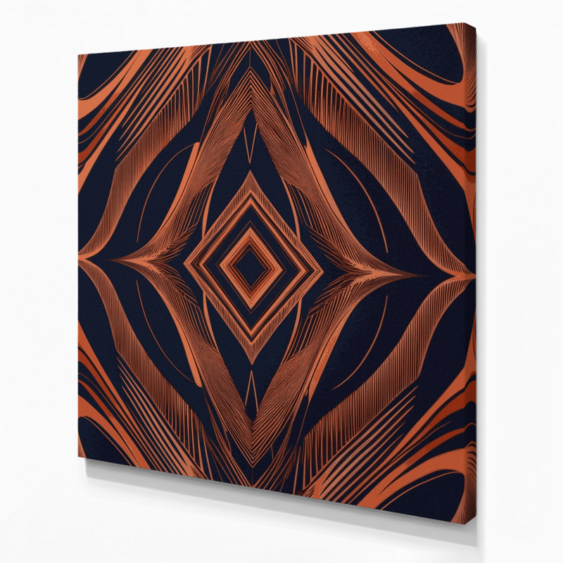 Art mural sur toile Op Art 67, H 12 po x l 12 po