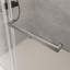 Porte de baignoire coulissante double sans cadre l 56-60 po x H 62 po, porte de douche bypass à fermeture douce