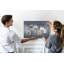 Wall Mounted cork board with print decorative wall message pin boards home office bulletin board ideas Map with names