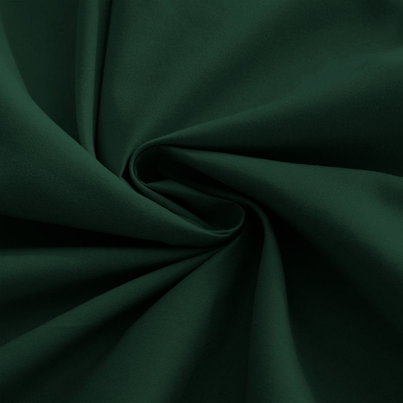 4-Piece Microfiber Duvet Cover Set – Pillowcases & Fitted Sheet, Single Duvet Cover  + 3 Additional Pieces, Emerald