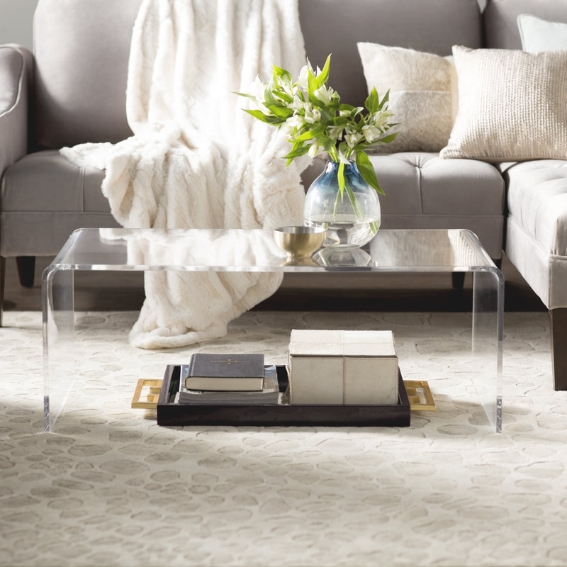 Josephine Single Coffee Table, 14" H x 37.5" L x 21.25" W