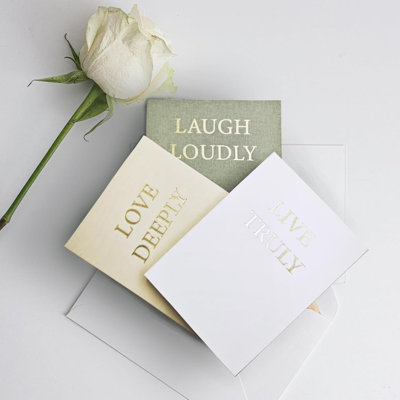 Decorative Books, Set of 3 Linen Faux Books for Decoration