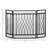 3-Panel Folding Fireplace Screen