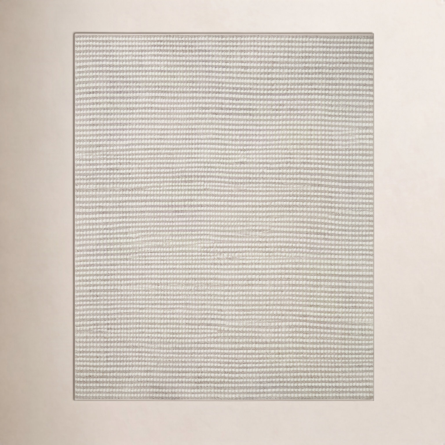 Amber Lewis x Loloi Ojai Ivory Stone Geometric Rug, Rectangle 5' x 7'6"