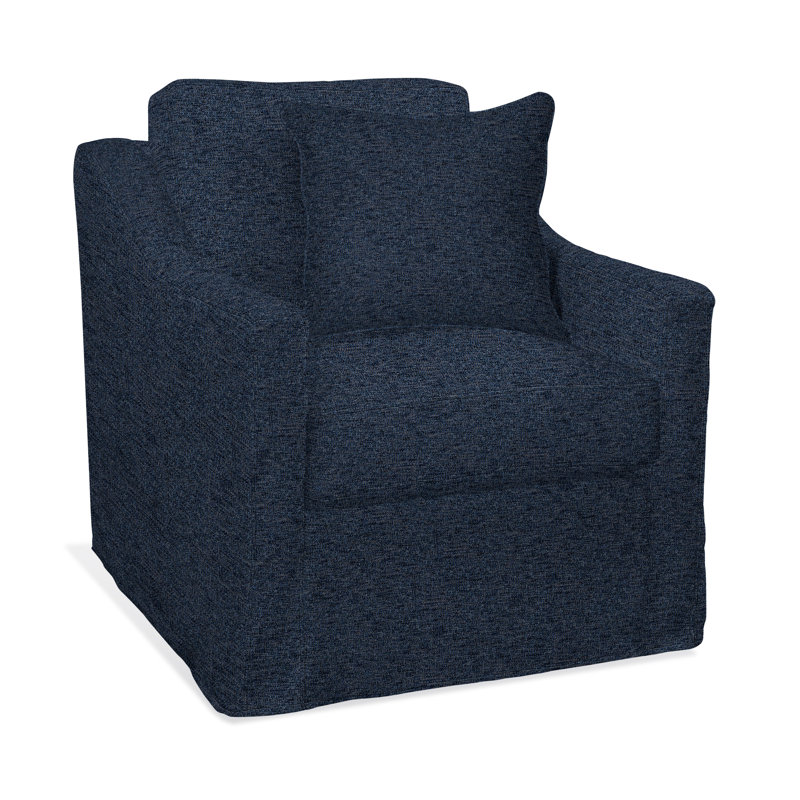 Fauteuil pivotant 33 po de large Oliver, Bleu marine de base; 0317-61
