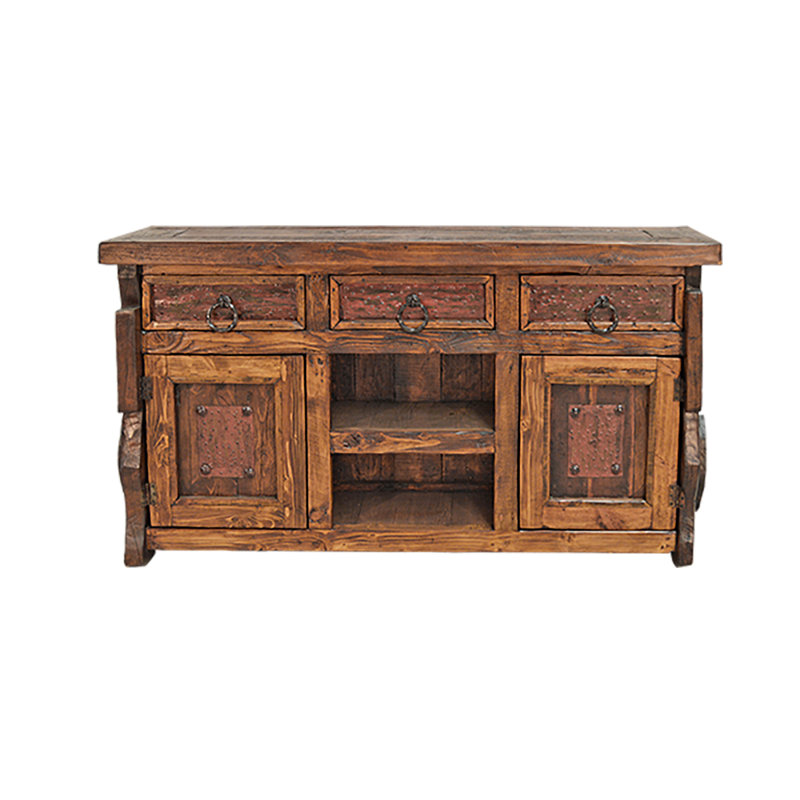 Sideboard with Iron Inserts and Yoke Sides