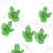 10-Count Green Prickly Pear Cactus LED String Lights - 4.5ft Clear Wire