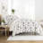 Edgy Flowers Pattern Reversible Duvet Cover Set-1456675868