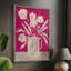 Fuchsia Arrangement II, reproduction encadrée - bois massif-914909662