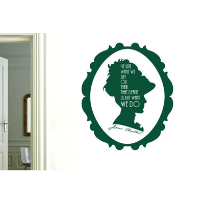 Jane Austen Wall Sticker
