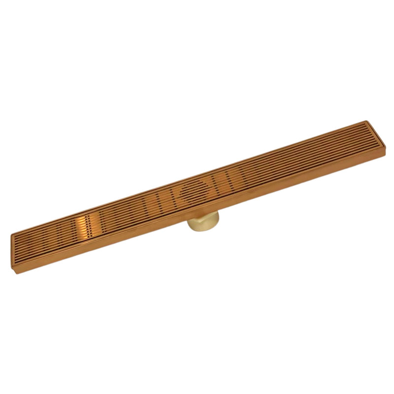 3.19'' W Linear Grid, Rose Gold