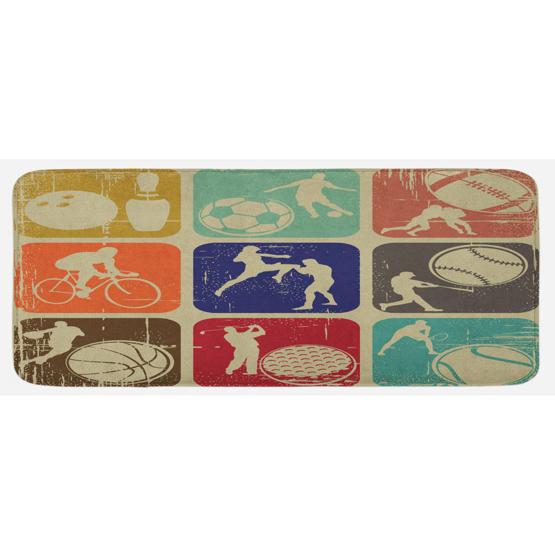 Tapis de cuisine sports