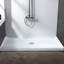 Socle de panneau de douche Ã  seuil unique de 152 cm x 86 cm (60 po x 34 po), avec ensemble de vidange et couvercle de vidange inclus, antidÃ©rapant-65134901-65273743
