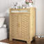 Armoire pour îlot de cuisine moderne avec tiroir et tablette réglable pour le rangement des serviettes de salle de bain de style comptoir
