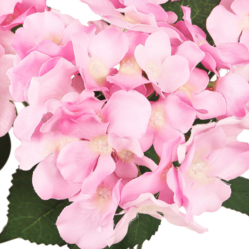 Tige d'hortensia de luxe Cragmont, Rose