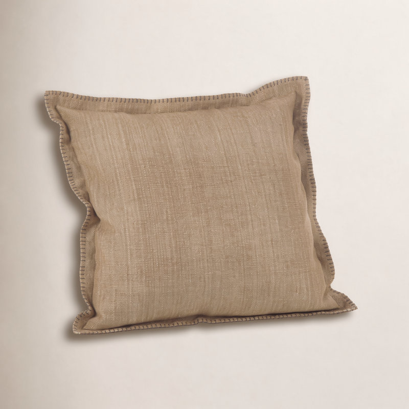 Ivara Feather Throw Pillow, Natural