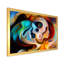 «Blue Orange and Red», reproduction d'art sur toile-67390342-67390341
