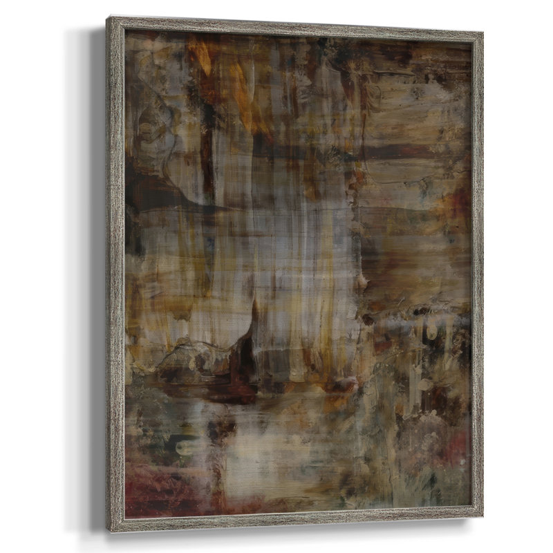«Molten Patina I», reproduction encadrée - bois massif, H 11 po x l 9 po