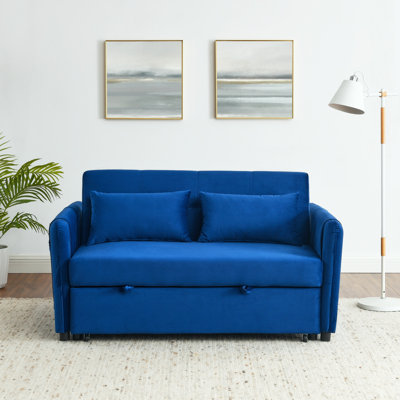 Convertible Sofa Bed, 3-In-1 Versatile Double Sofa With Pull Out Bed, Sleeper Sofa