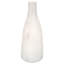 Décoration sculpturale moderne en métal pour vase en métal - ivoire 10 po