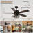 52'' Farmhouse Ceiling Fan With Dual-finish Blades & Dc Motor