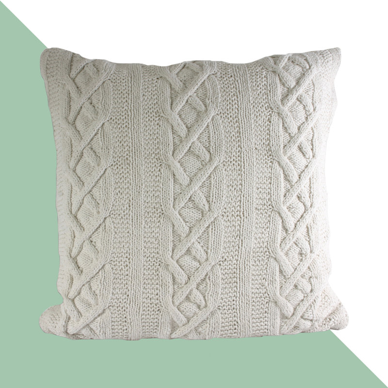 Baltasar Square Pillow Cover, Pillow Cover Only - No Insert, Cream