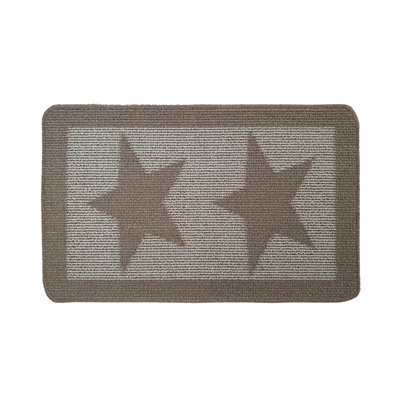 My Utility Star Kitchen Mat, Brown, Rectangle 50 x 80 cm
