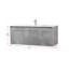 Meuble-lavabo mural simple de 48 po Agostini-772812779