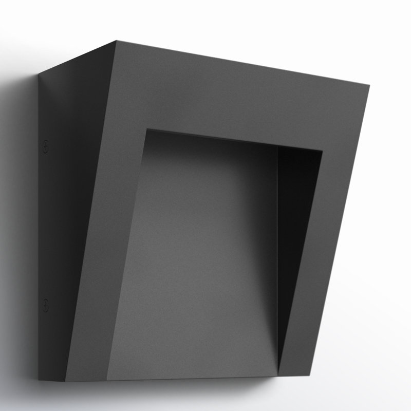 Verlina LED Wall Light, Textured Black