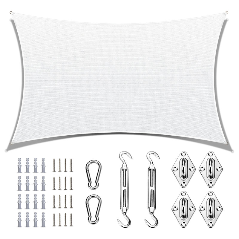 Voile d'ombrage Amgo Customize, 22 pi x 22 pi, Blanc