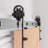 Sliding Standard Single Barn Door Hardware Kit with Handle and Floor Guide-84973970
