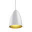 Bullet 8" Matte Black/Copper Small Pendant-478120015