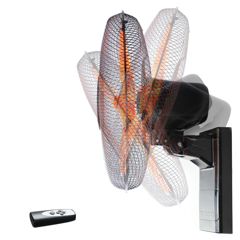Belaco 44Cm Oscillating Wall Mounted Fan