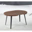 Table extensible, table de salle à manger, pieds en métal, plateau en panneau de fibres à densité moyenne, 100/140 / 180X100x75cm-162863868-162863870