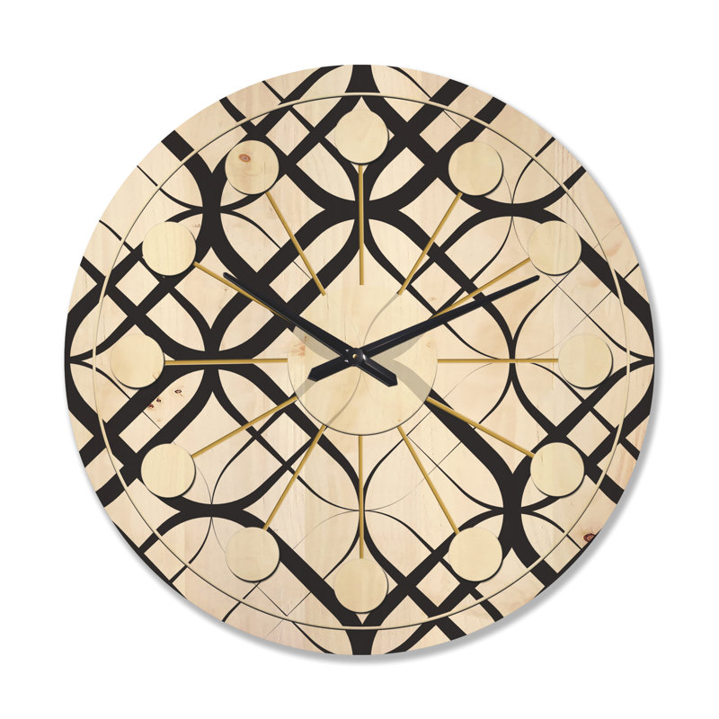 Solid Wood Wall Clock, Extra Large